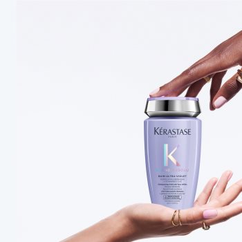 Kérastase Blond Absolu Bain Ultra-Violet șampon de baie pentru păr în nuanțe reci de blond, decolorat sau șuvițat - imagine 3